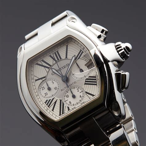 cartier roadster chronograph xl replica|cartier roadster watch price list.